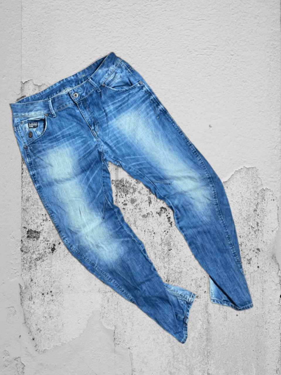 G-Star G Star Raw Mens Denim Pants Deconstructed Super Slim Jeans Size US 30 / EU 46 - 1 Thumbnail