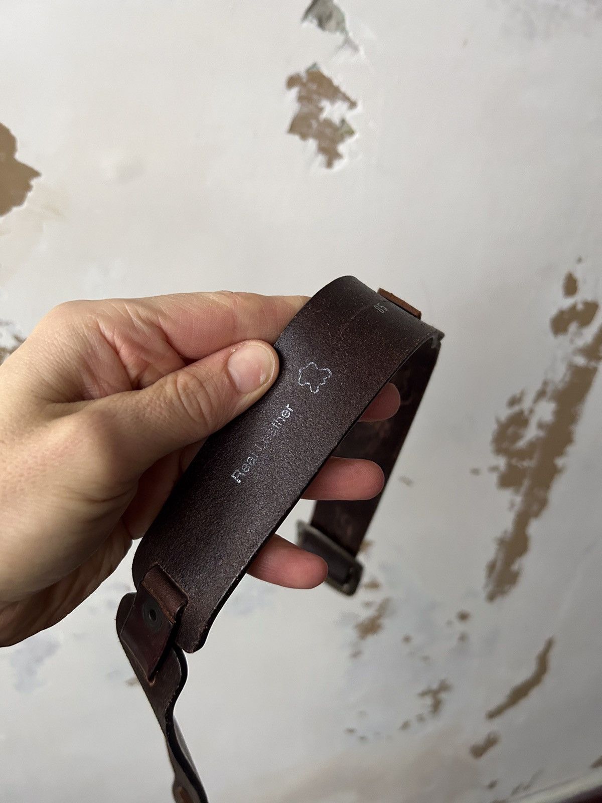 Vintage VINTAGE REAL LEATHER BELT Size ONE SIZE - 6 Thumbnail