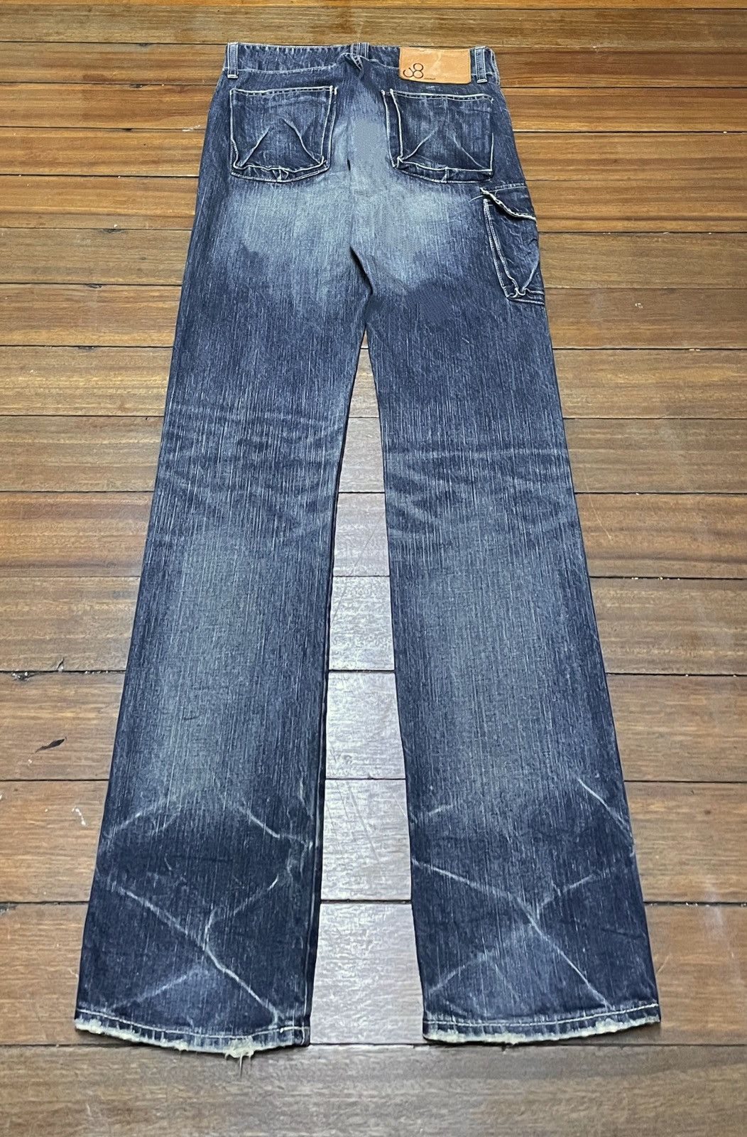 Johnbull Very Rare Vintage Brand Johnbull Tactical Flash Jeans 1990s Size US 33 - 2 Thumbnail