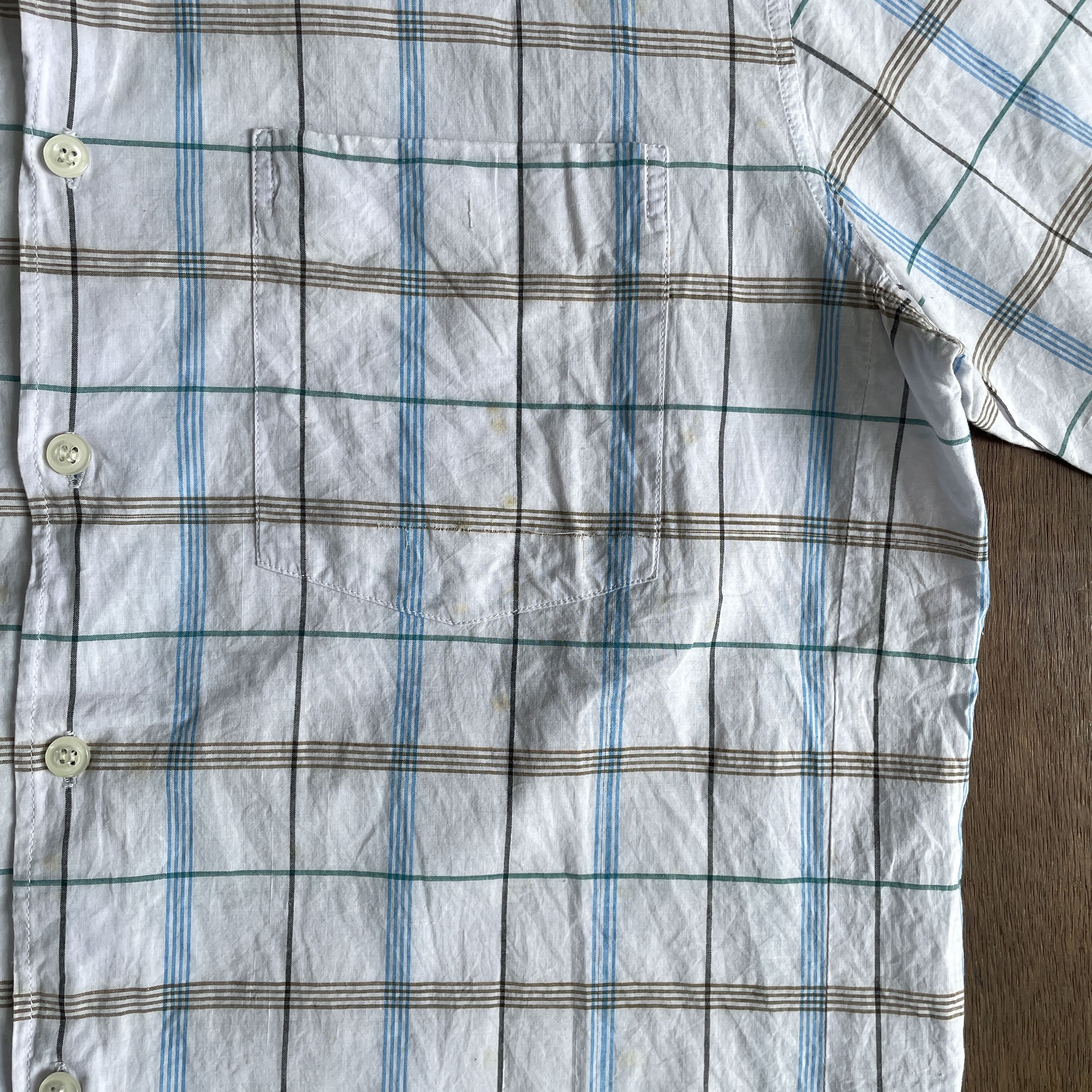 Dries Van Noten DRIES VAN NOTEN Squared Short Sleeves Shirt Size US M / EU 48-50 / 2 - 3 Thumbnail
