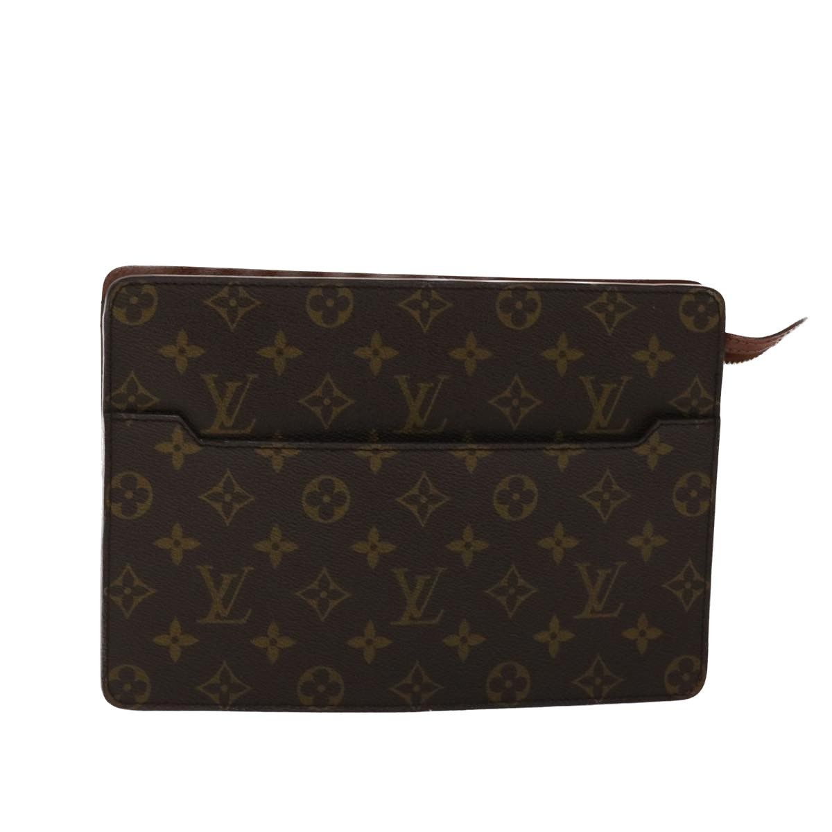 Auth Louis Vuitton Monogram Pochette Homme M51795 Women's Clutch