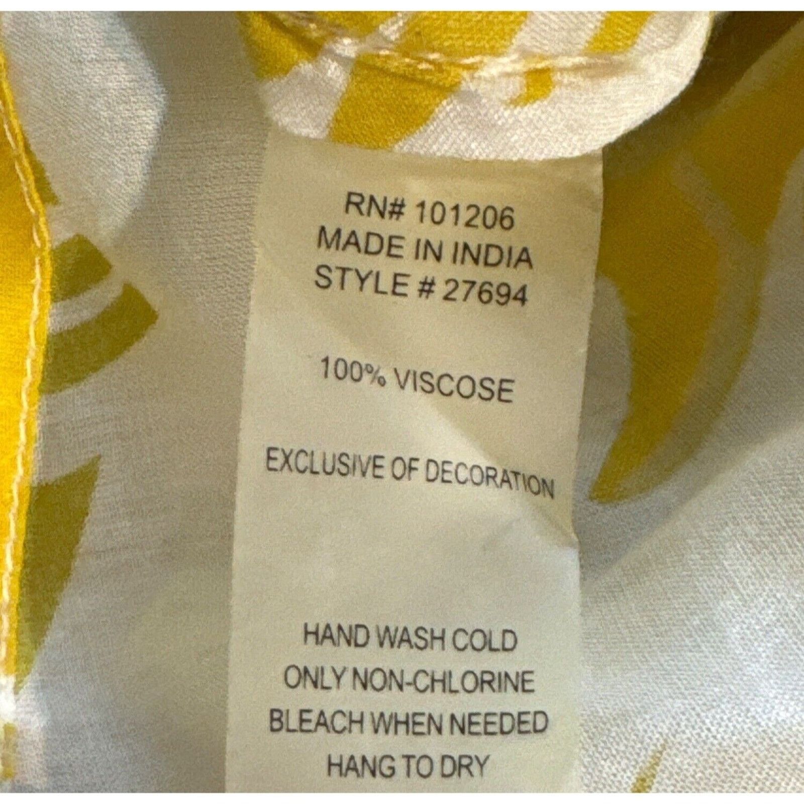 Other Soft Surroundings Shirt floral Yellow/Green/Cream Large Size S / US 4 / IT 40 - 7 Thumbnail