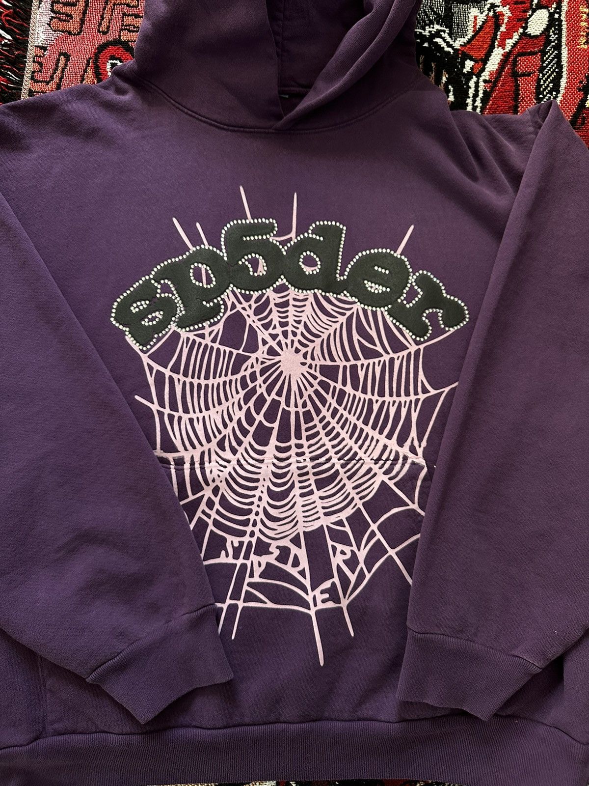 Designer Spider worldwide - Purple Sp5der Web Hoodie | Grailed