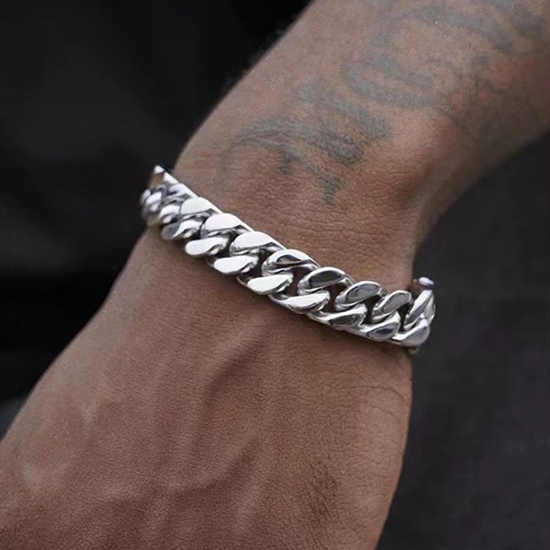 Jewelry Hip-hop Bracelet Y2K Punk Chain Gotch Bracelets Chains Size ONE SIZE - 3 Thumbnail