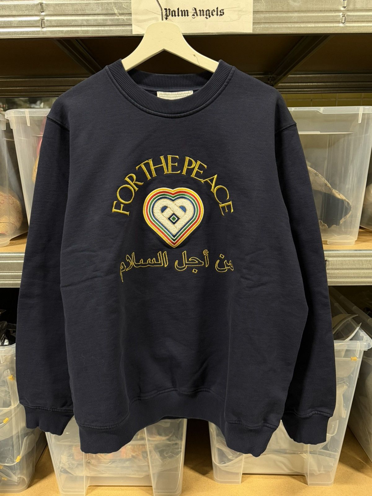 Casablanca Casablanca Crest Logo Embroidery Sweatshirt NEW 650$ Size US XL / EU 56 / 4 - 1 Thumbnail