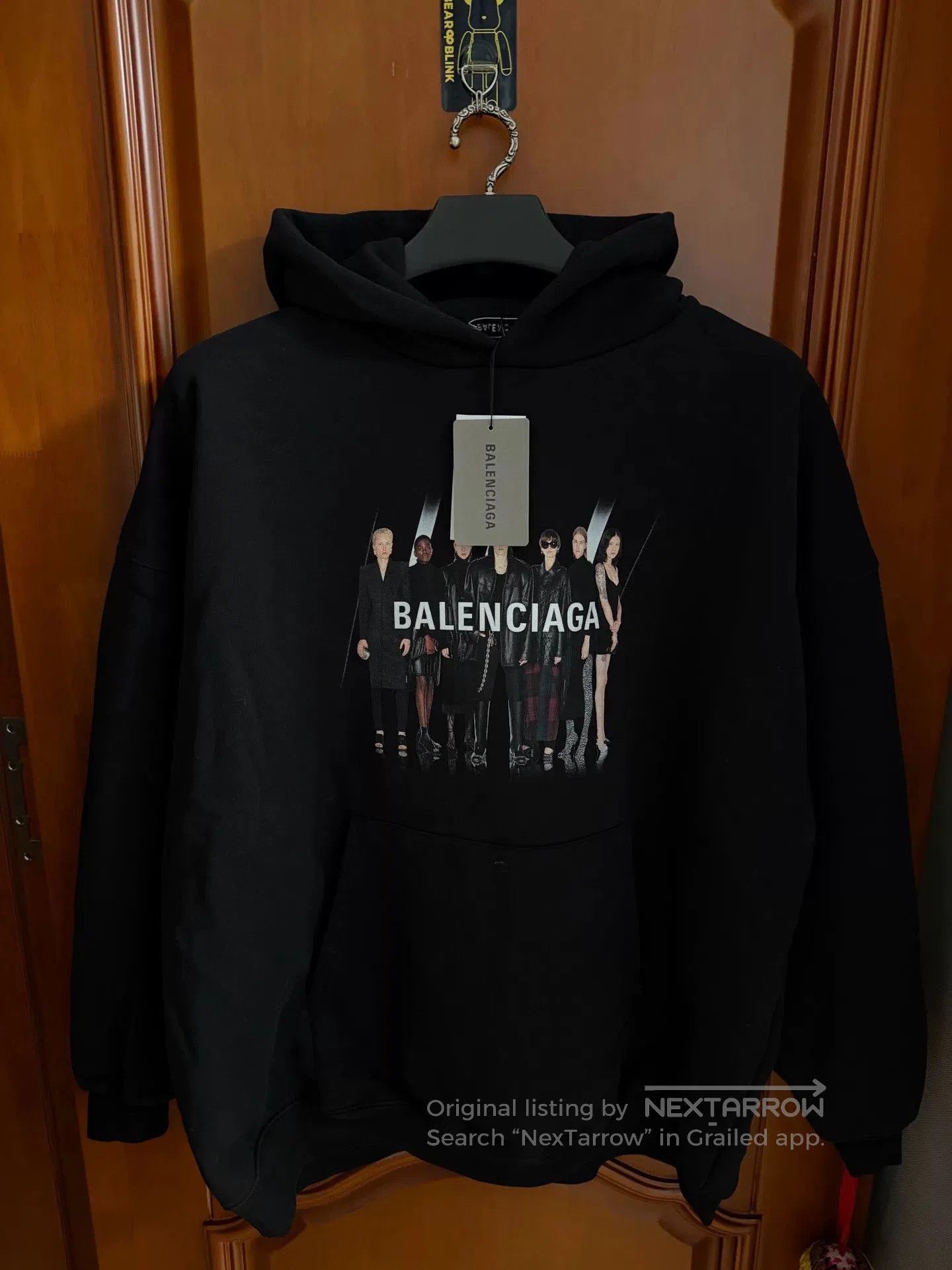 DEFEND PARIS black graphic hoodie with logo. Size US M / EU 48-50 / 2 - 1 Thumbnail
