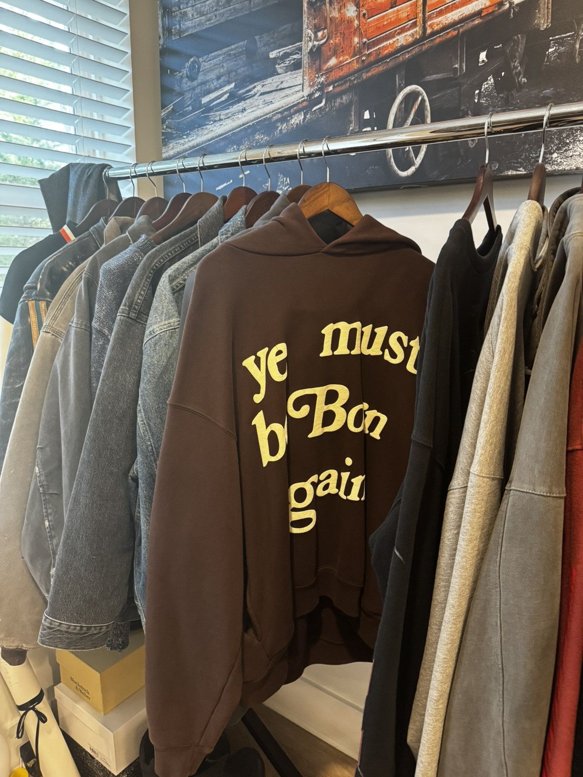 パーカー・フーディ Cactus Plant Flea Market / Ye M<ust Be Born Again Hoodie Cactus Plant Flea Market Born Again Hooded Sweatshirt Core
