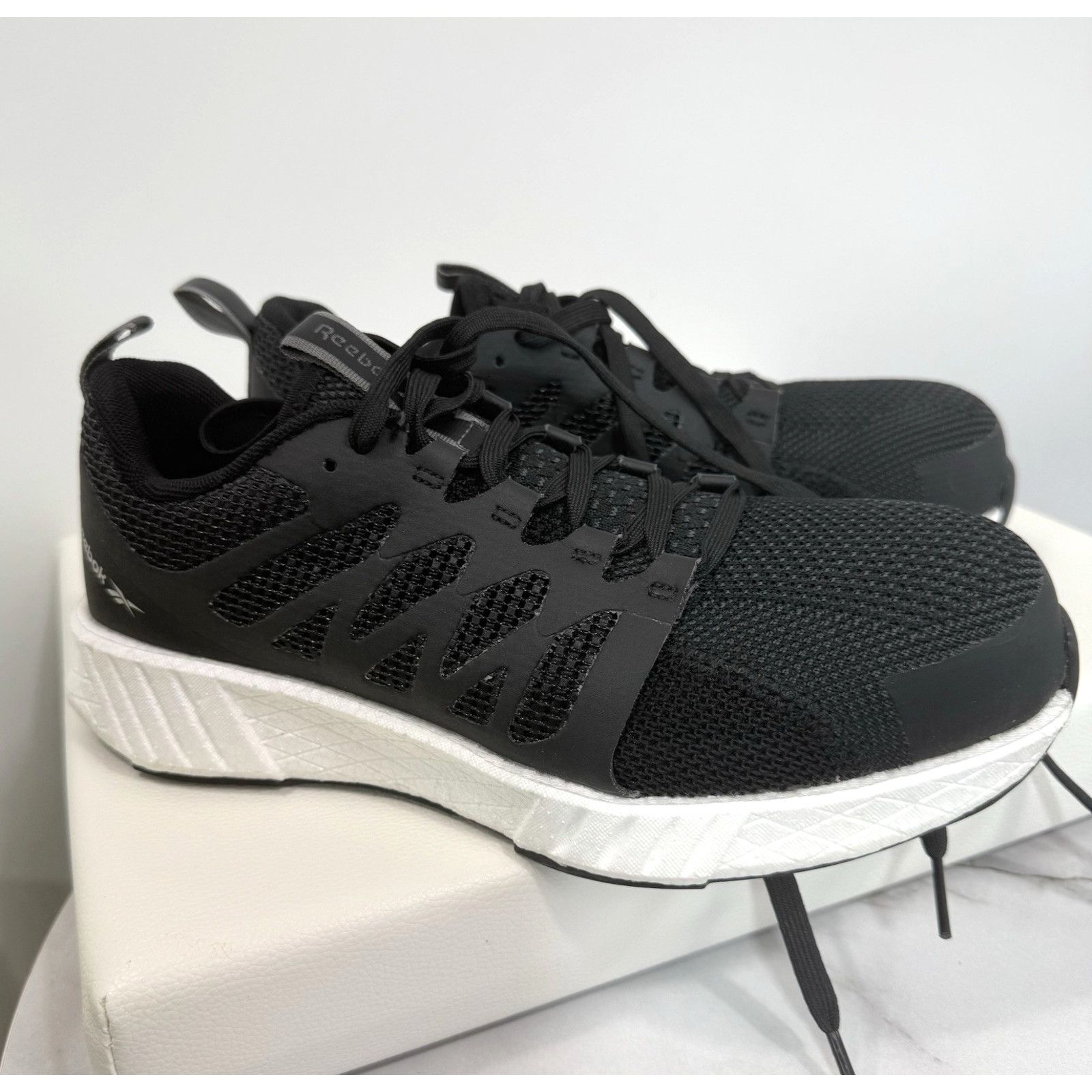 Reebok Reebok Work Composite Toe Work Sneakers, Black, Wo's 7M Size US 7 / IT 37 - 3 Thumbnail