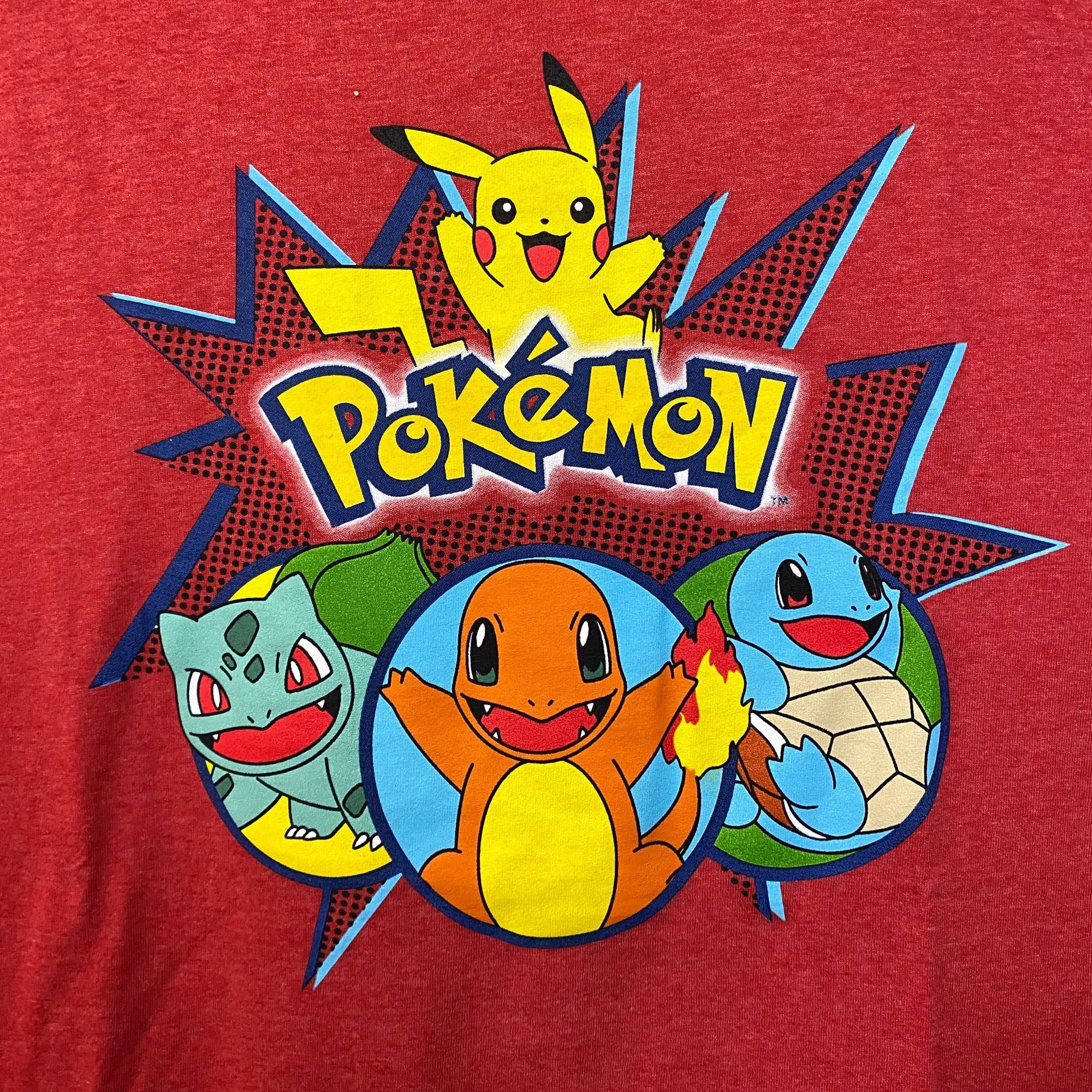Pokemon Pokémon Starter Pokemon anime Tshirt size Extra Large Size US XL / EU 56 / 4 - 2 Thumbnail