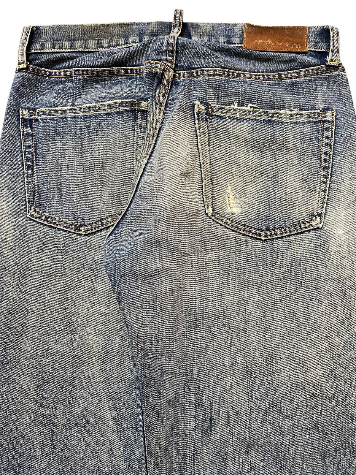 Uniqlo Vintage Japanese Uniqlo Stone Wash Distress Style Jeans Size US 30 / EU 46 - 6 Thumbnail