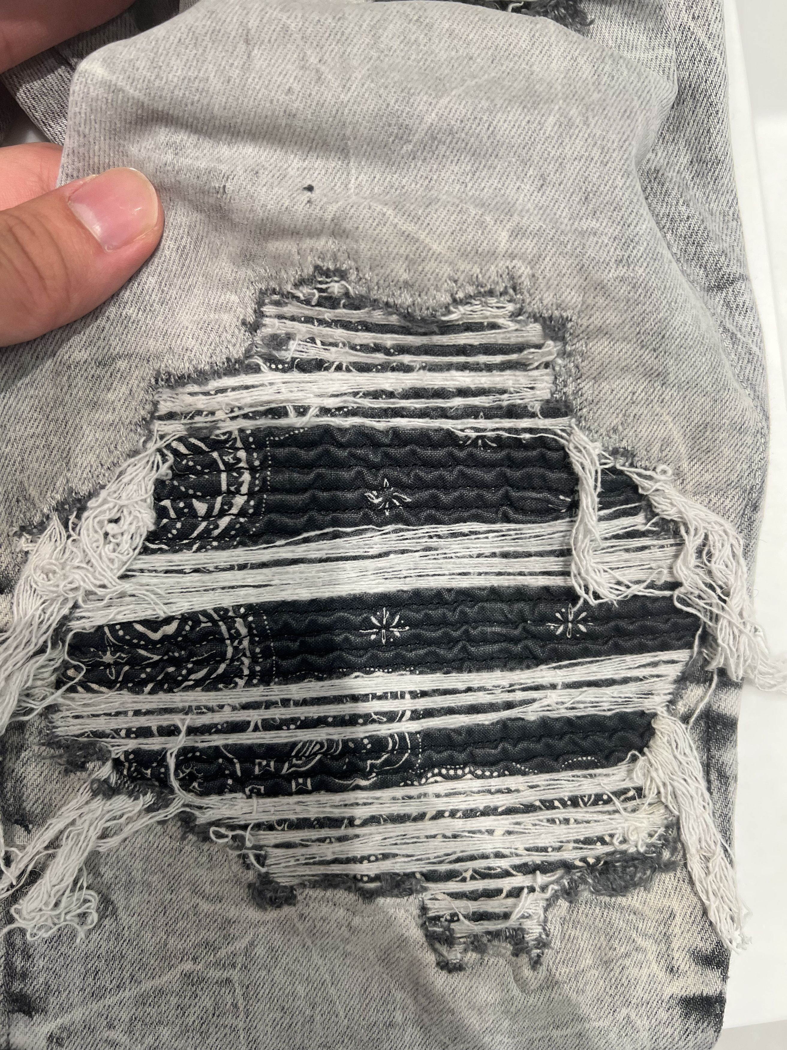 Amiri Amiri MX1 Bandana Jean Off White Size US 38 / EU 54 - 9 Thumbnail