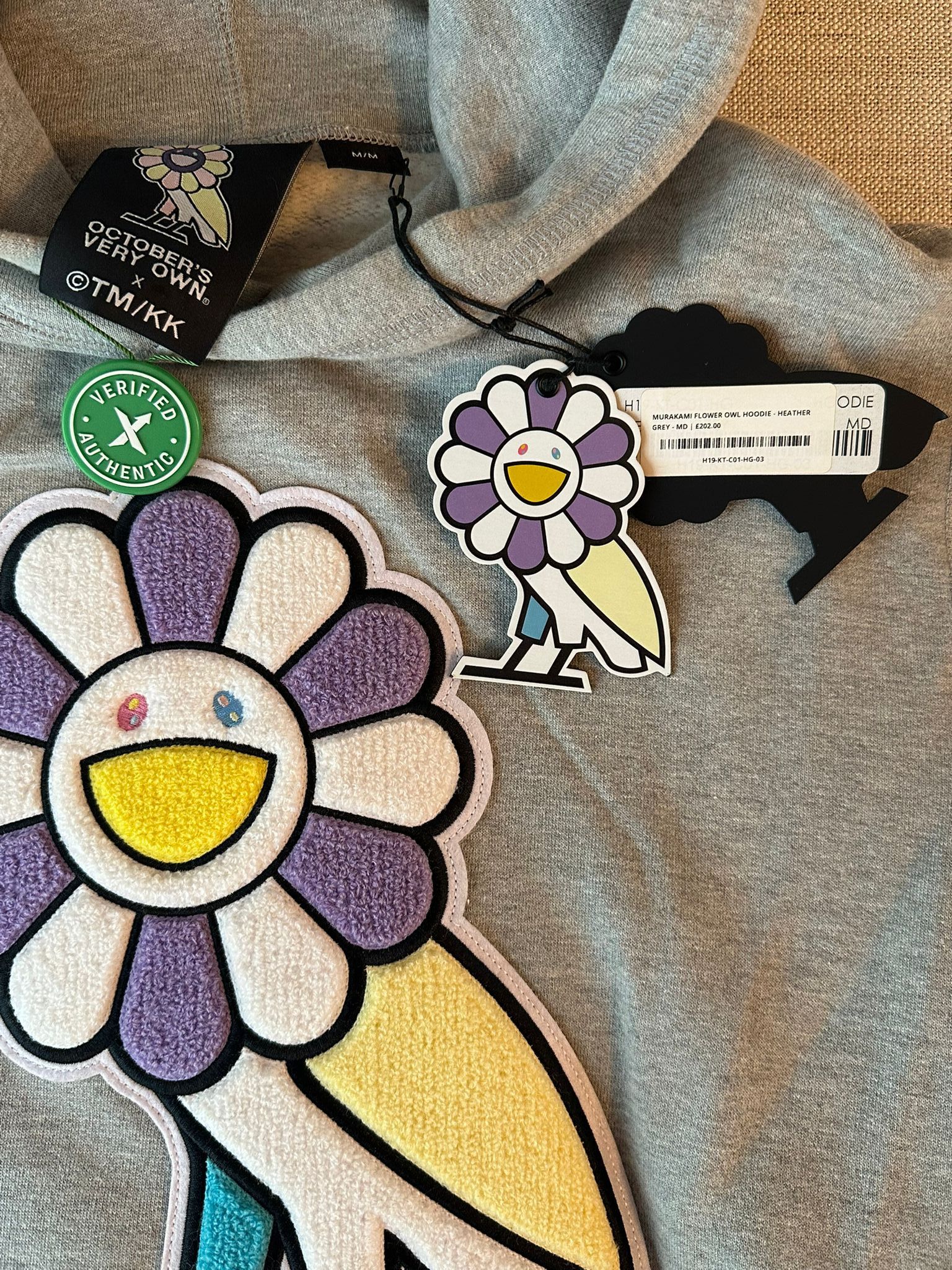 Drake × October's Very Own × Takashi Murakami OVO x Takashi Murakami Flower Owl Hoodie Size US M / EU 48-50 / 2 - 7 Thumbnail