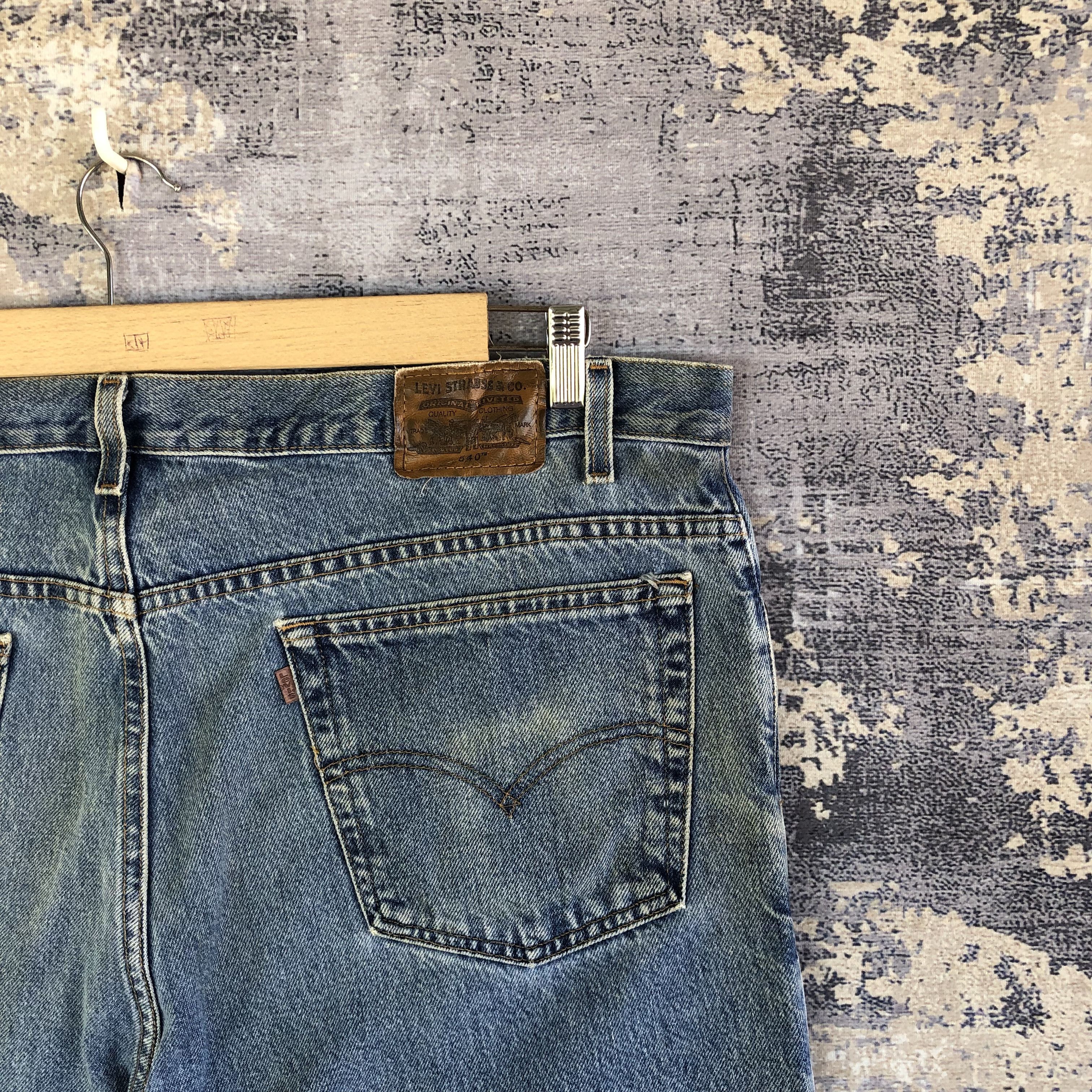 Levi's Vintage Levis 540 Jeans Orange Tab Levi's Stonewash Denim Size US 42 / EU 58 - 5 Thumbnail