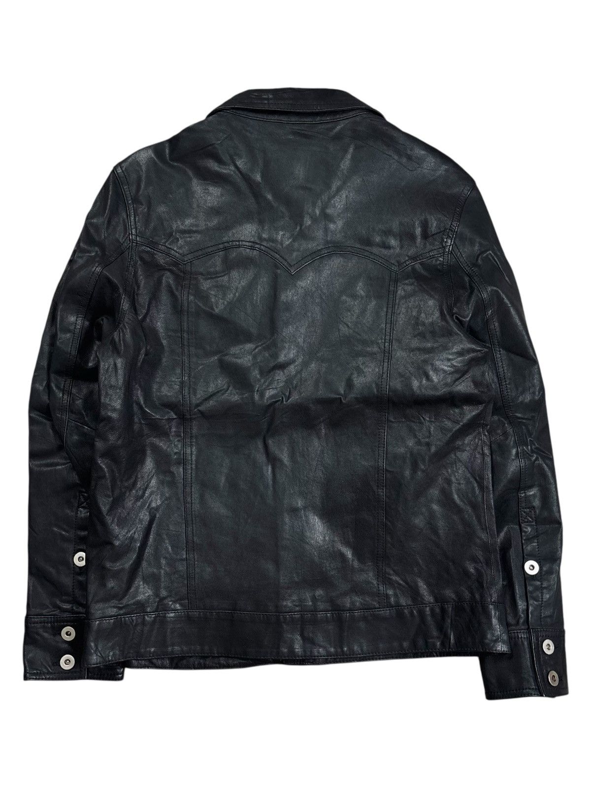JACKROSE Archive Collars - Skull Button Western Leather Jacket Size US M / EU 48-50 / 2 - 4 Thumbnail