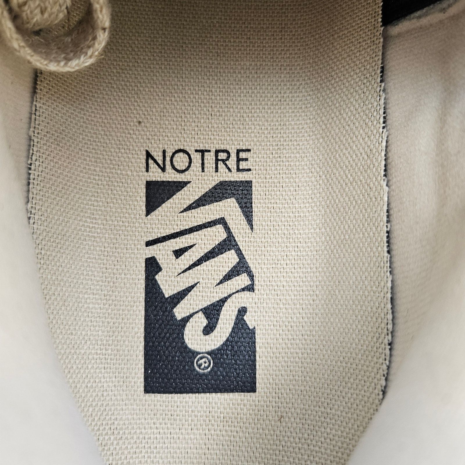 Vans VANS X NOTRE ROWLEY MEN'S 10 TAN LINEN XLT SKATE CHUNKY LOW Size US 10 / EU 43 - 6 Thumbnail