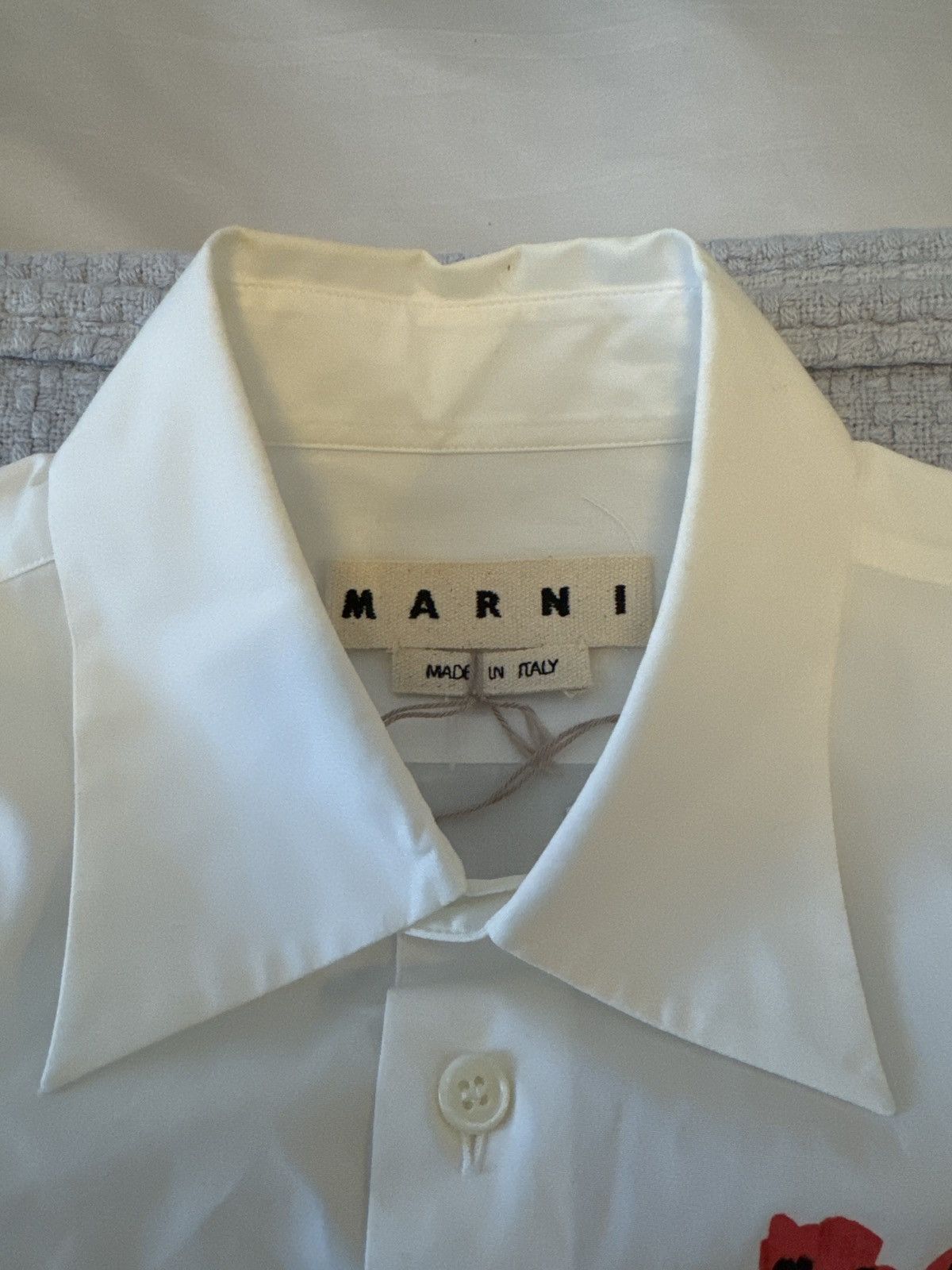 Marni Marni Men’s Floral Printed Button Up Long Sleeve Shirt Size US S / EU 44-46 / 1 - 2 Thumbnail