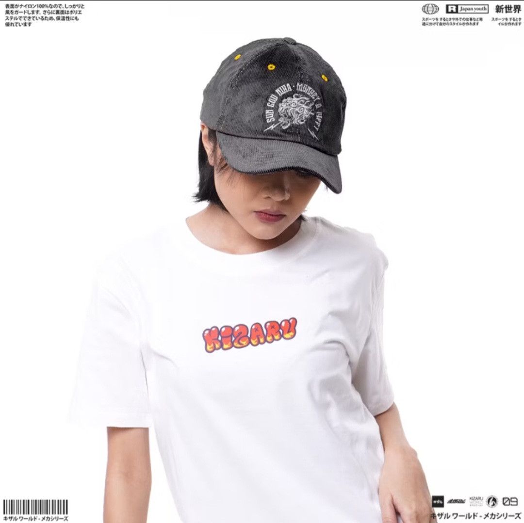Anime One Piece Monkey d Luffy grey Cap Size ONE SIZE - 5 Thumbnail