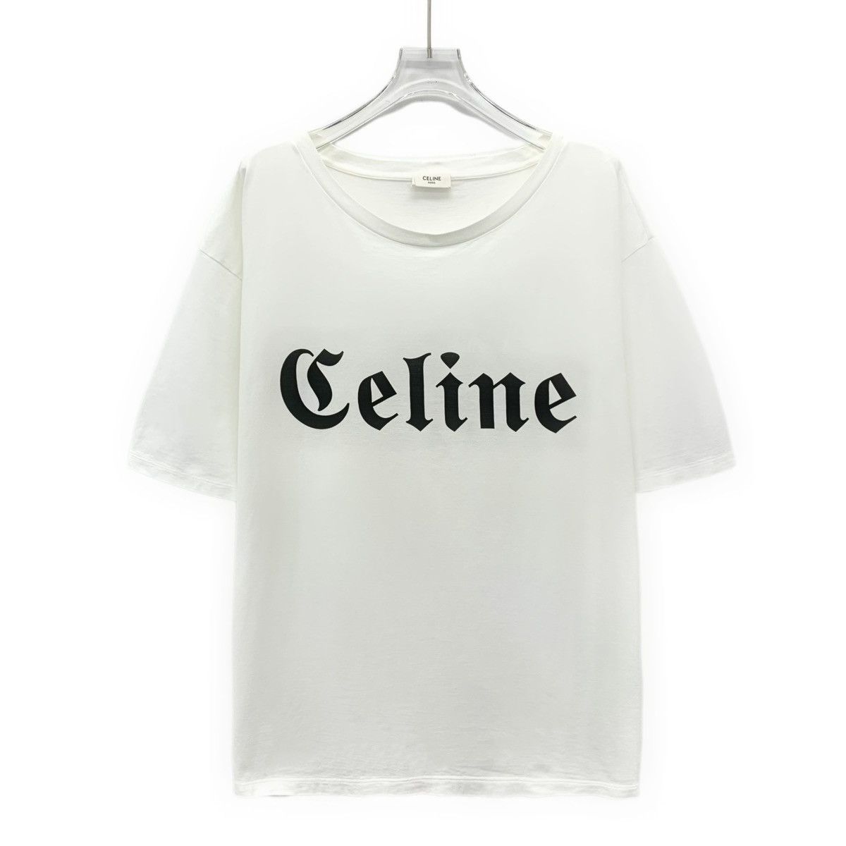 Celine Celine Letter Printed Cotton Short Sleeve T-shirt K26WX Size XXL / US 16-18 / IT 52-54 - 1 Thumbnail