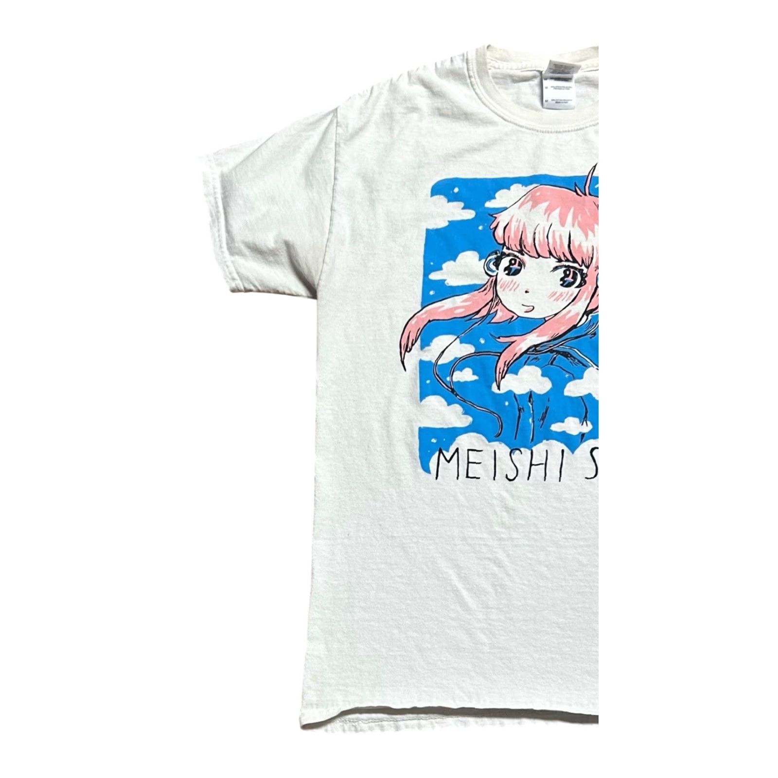 Vintage Mizucat Bishoujo Anime T-Shirt White Short Sleeve Tee Men's Medium Vintage Y2K Shirt Size US M / EU 48-50 / 2 - 2 Thumbnail