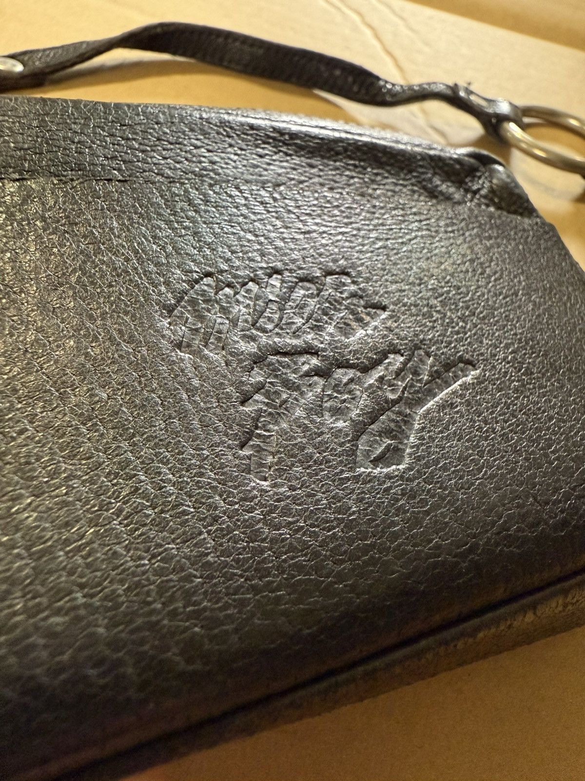 Japanese Brand Milkboy vintage leather wallet with wallet chain Size ONE SIZE - 2 Thumbnail