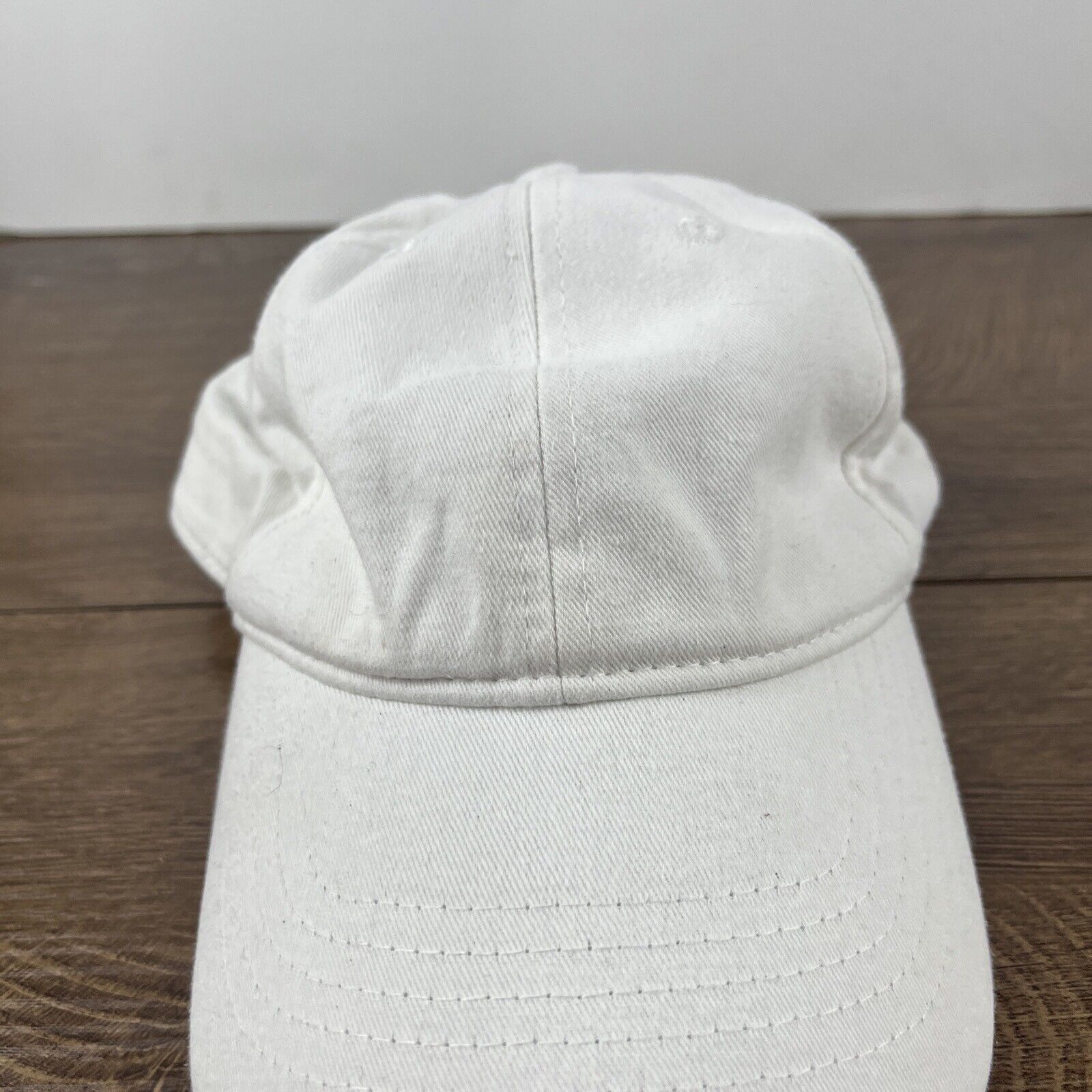 Other White Baseball Hat Plain White Hat Adjustable Adult Size Hat Size ONE SIZE - 6 Thumbnail