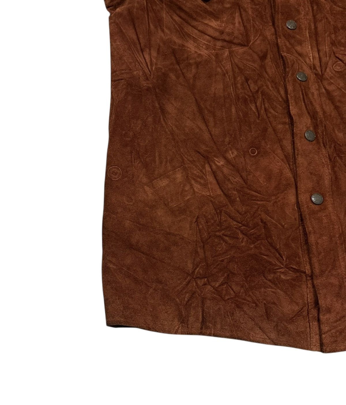 Leather Vintage Windarmor Nichiwa Western Suede Leather Jacket Size US S / EU 44-46 / 1 - 4 Thumbnail