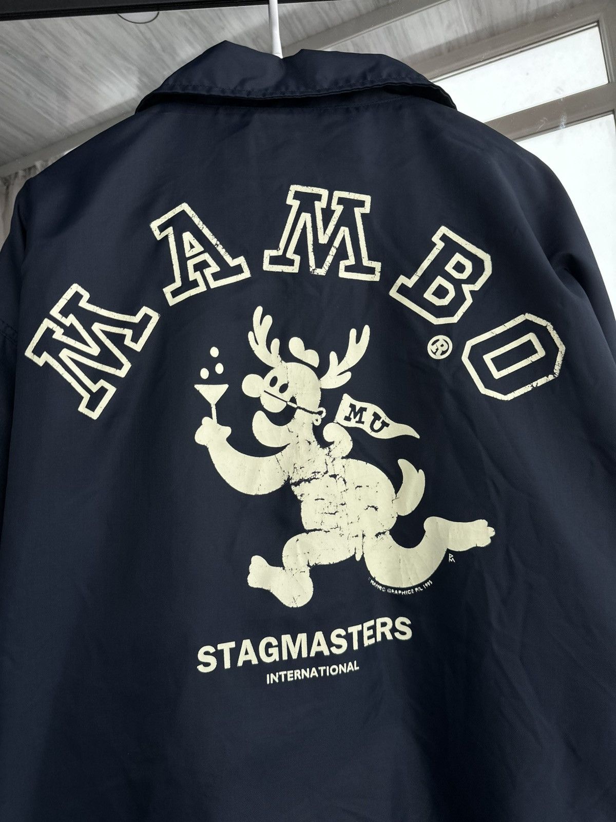 Mambo Vintage Mambo 1995 Men’s Navy Coach Jacket Sz XL Size US XL / EU 56 / 4 - 10 Thumbnail