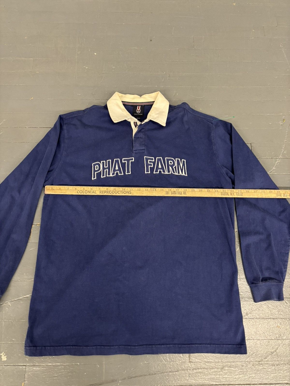 Phat Farm × Vintage Vintage Y2K phat farm polo Longsleeve shirt Size US XL / EU 56 / 4 - 5 Thumbnail