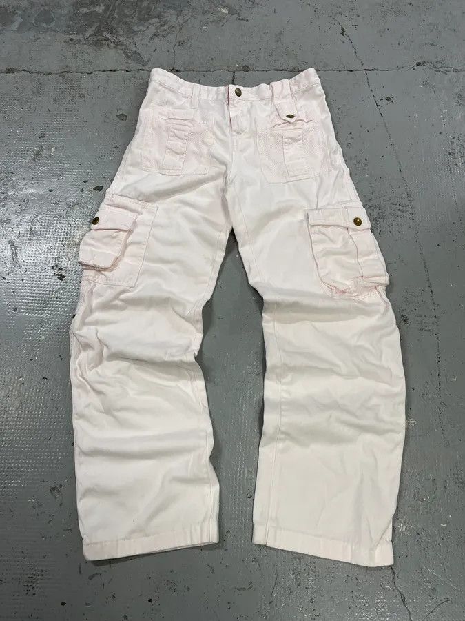 Dolce & Gabbana SS2003 Dolce & Gabbana Pink Multi-Pocket Cargo Pants Size US 31 - 2 Thumbnail