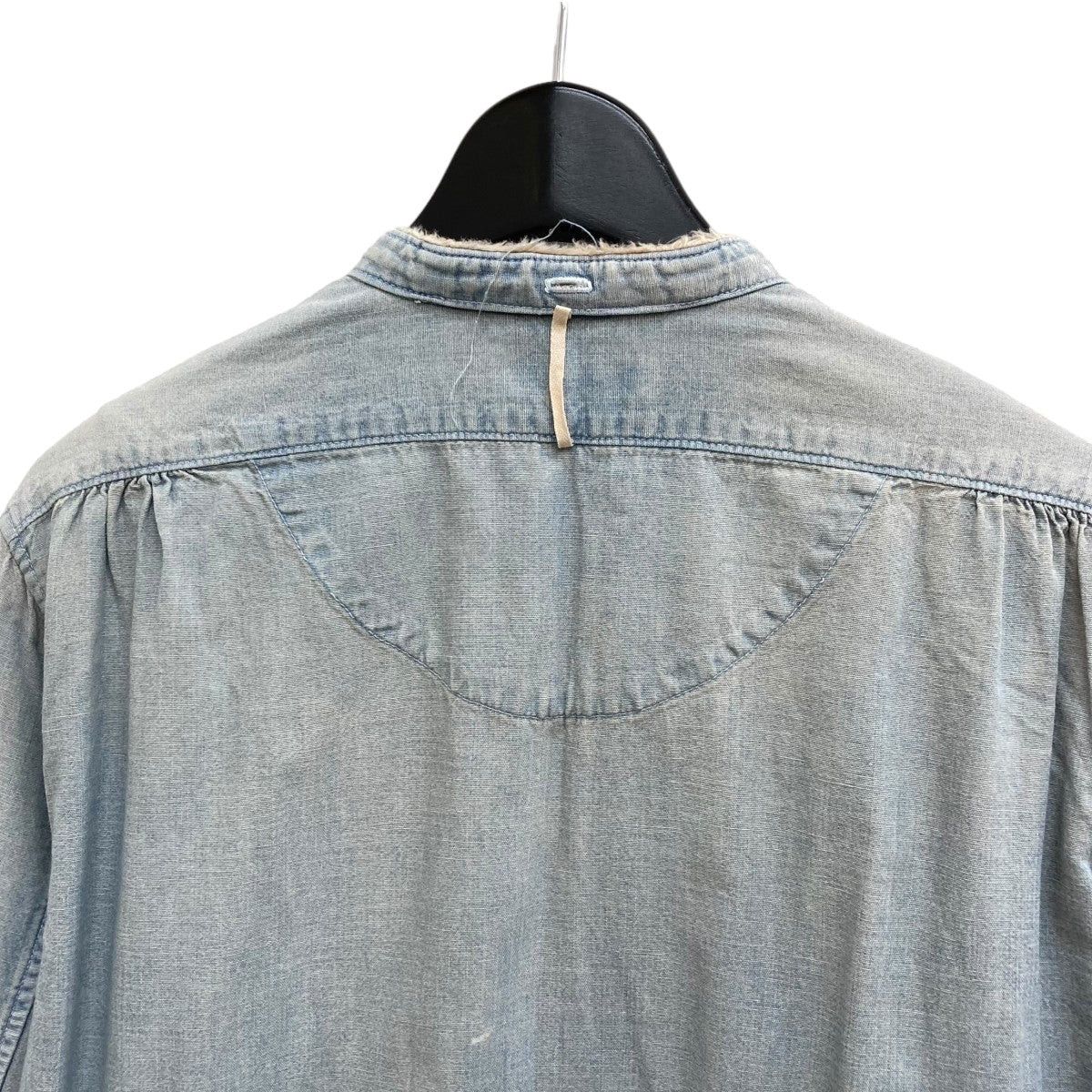 Undercover Undercover 12AW Shambray Bullover Denim Shirt J9404-2 Size US M / EU 48-50 / 2 - 5 Thumbnail