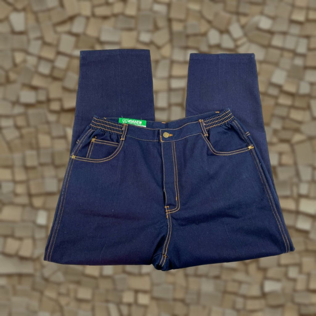 Vintage VINTAGE Gitano Jeans Womens 34 Blue Denim Short Length & Rise 27 Hemmed NWT Size 24" / US 00 / IT 34 - 1 Thumbnail
