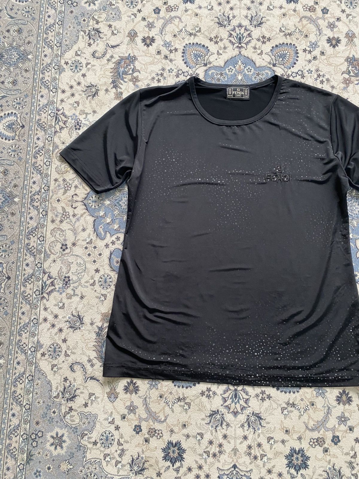 Fendi VINTAGE FENDI JEANS BLACK EMBROIDERY SHIRT BLINK 90s ITALY Size S / US 4 / IT 40 - 3 Thumbnail