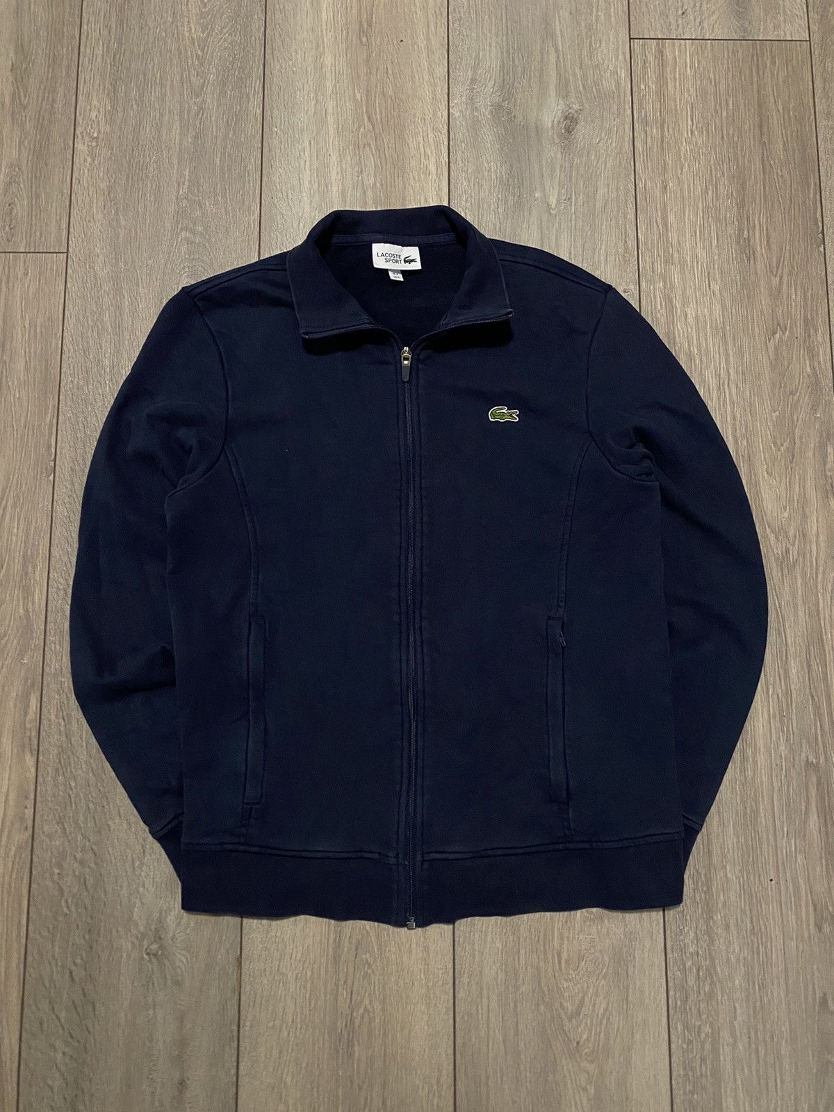 Lacoste Lacoste Full Zip Jacket Sweatshirt Sweater Blue Y2K Size US M / EU 48-50 / 2 - 1 Thumbnail