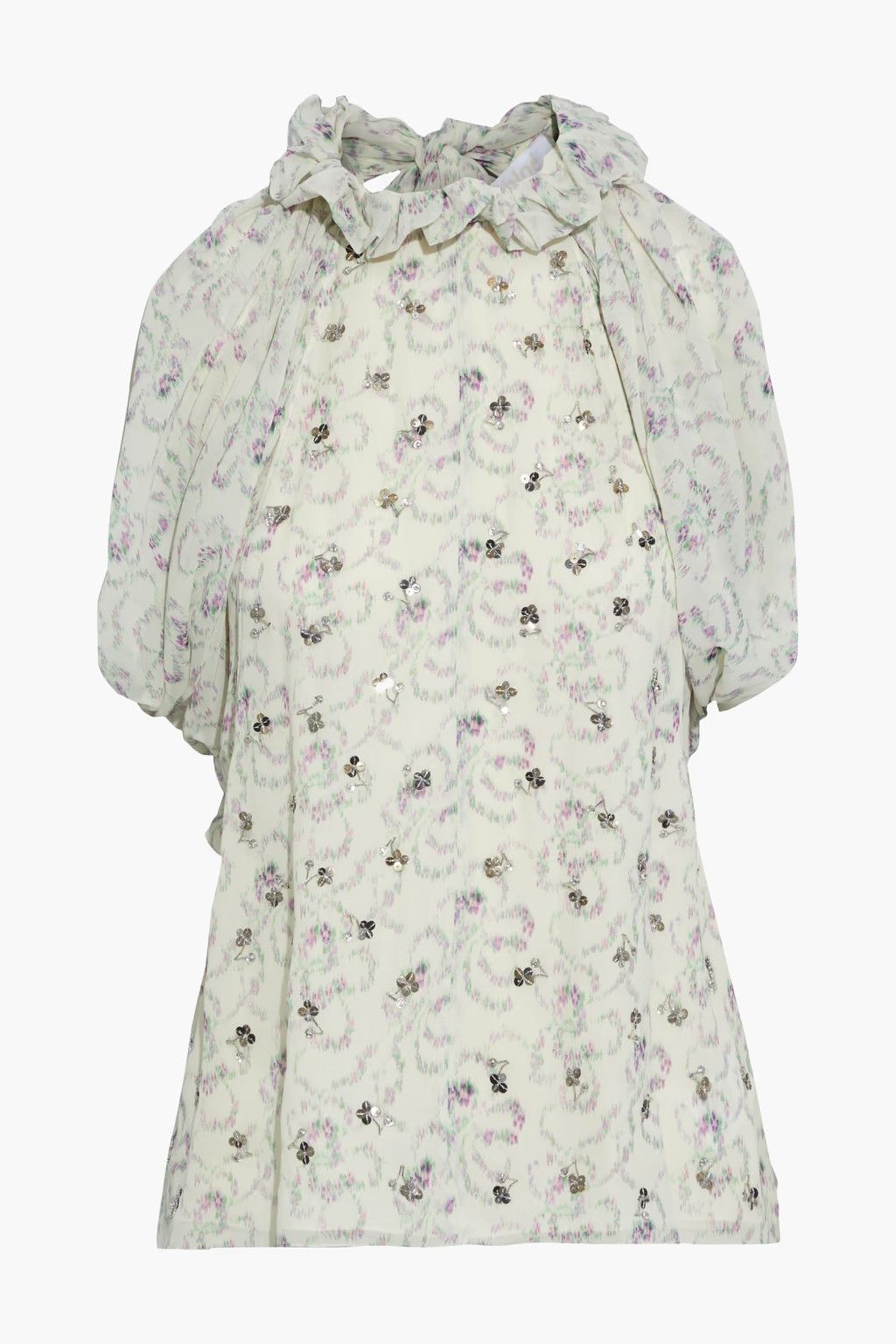 o1y0825 Silk Blouse in Multicolor