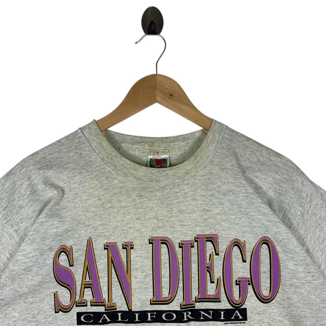 Fruit Of The Loom Vintage 1995 San Diego California Tee Size US L / EU 52-54 / 3 - 2 Thumbnail