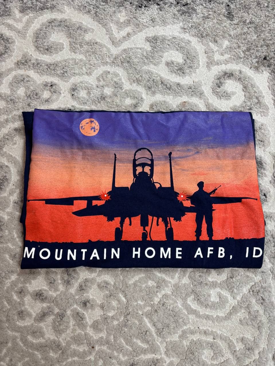 Vintage Vintage Soffe Mountain Home AFB Made in USA Shirt L Size US L / EU 52-54 / 3 - 8 Thumbnail