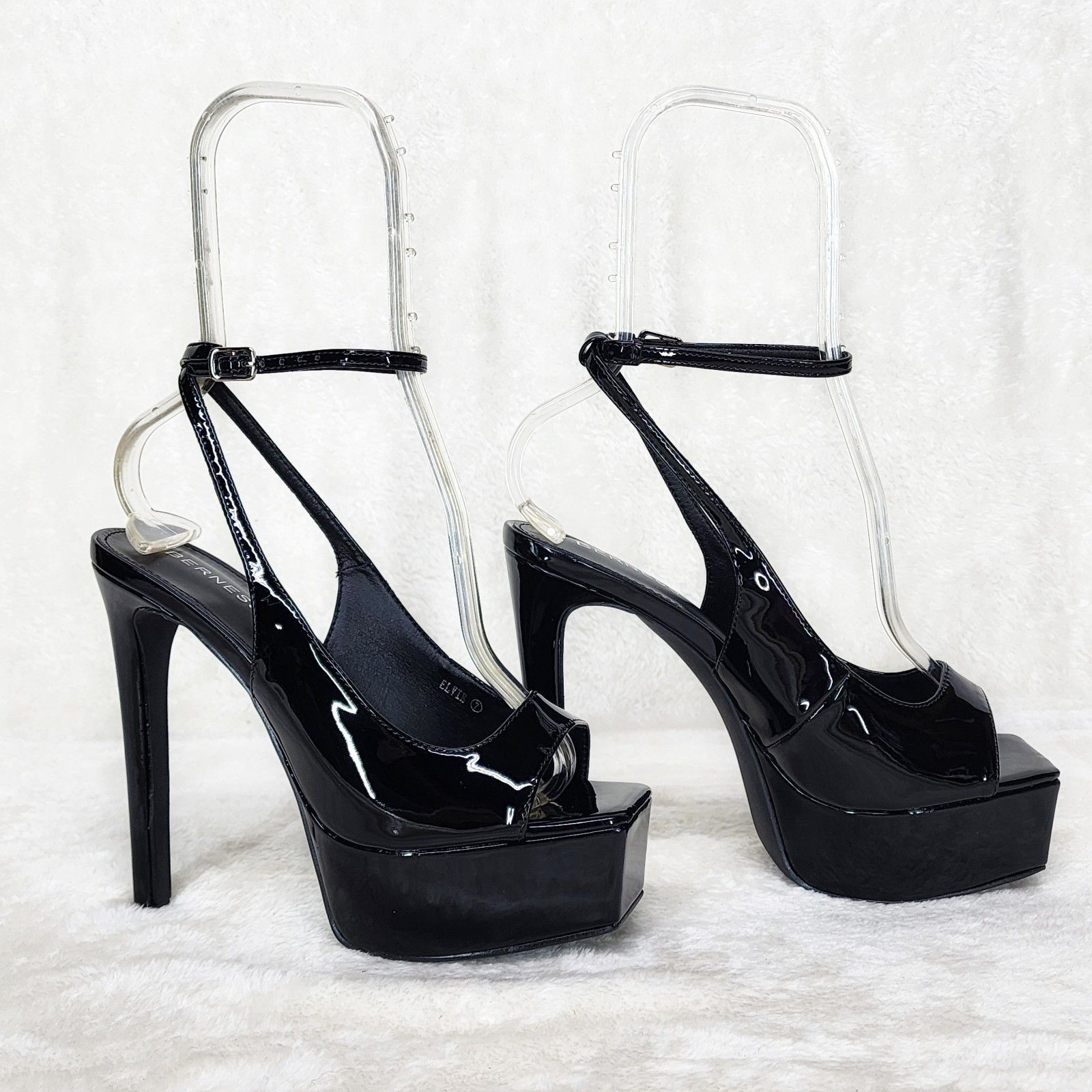 Evie Platform Ankle Strap Slingback High Heels Shoes Sandals