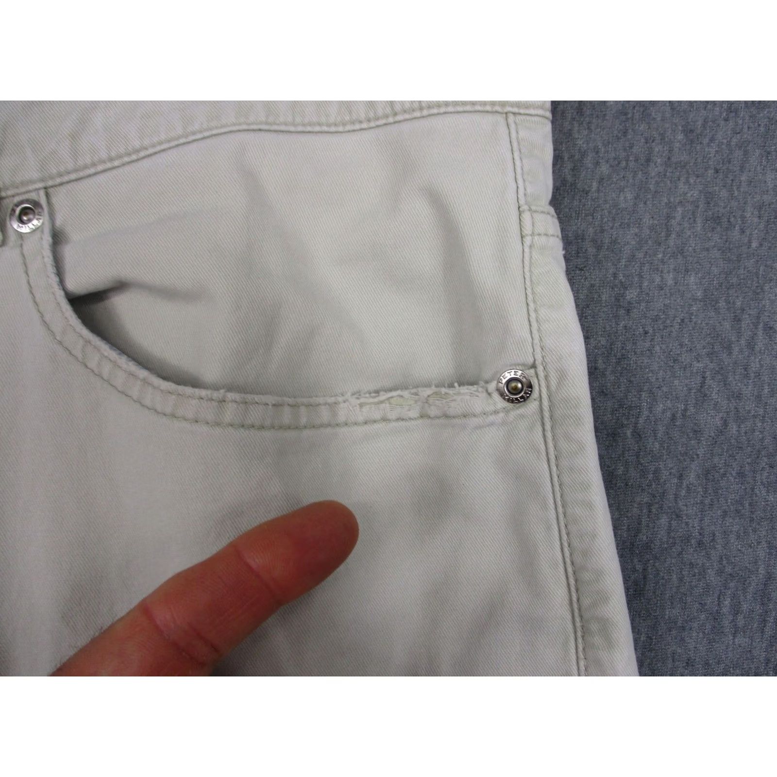 Peter Millar Peter Millar Pants Mens 38x32 Beige 5 Pocket Stretch Chino Pima Cotton Casual Size US 38 / EU 54 - 6 Thumbnail