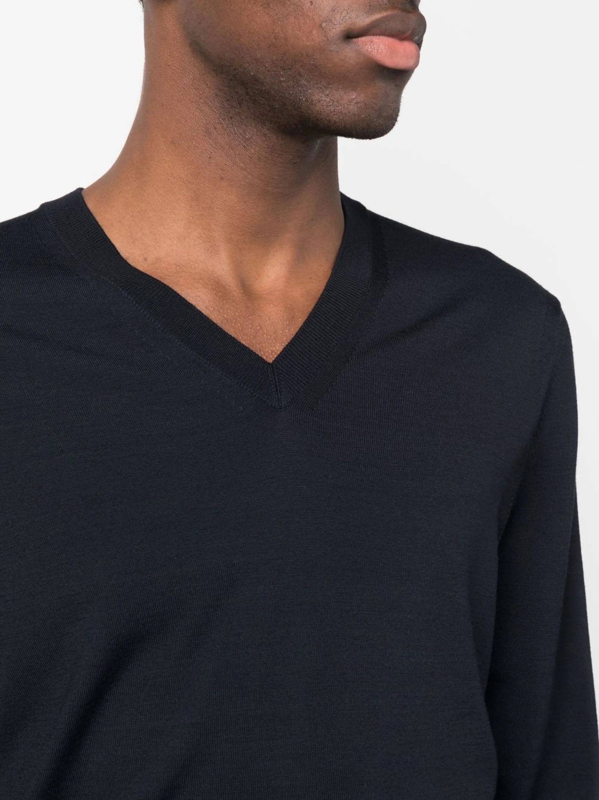 Tom Ford o1w1db10125 TFK100 Sweater in Navy Blue Size US L / EU 52-54 / 3 - 5 Thumbnail