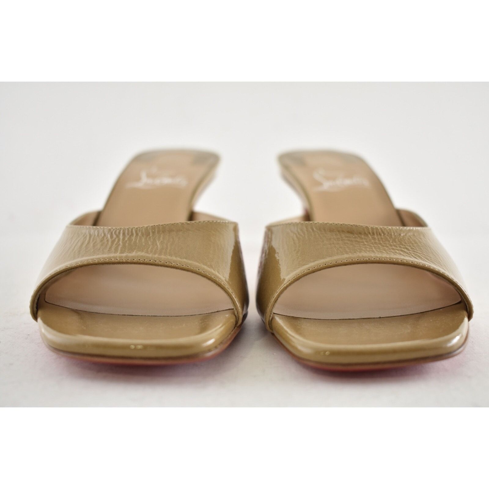 Christian Louboutin Christian Louboutin Condora Mule 55 Lionne Patent Backless Size US 8.5 / IT 38.5 - 8 Thumbnail