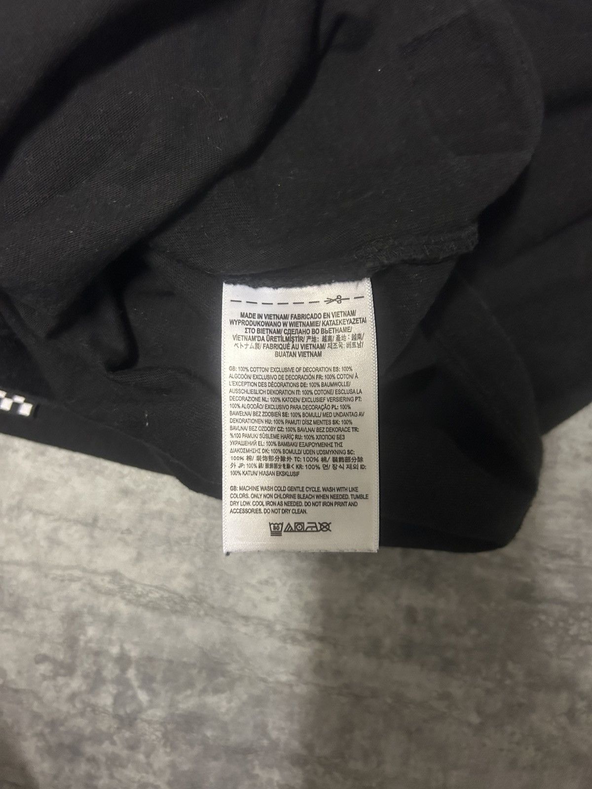 Palace Palace x Vans Low Black Tee - Size Large Size US L / EU 52-54 / 3 - 8 Thumbnail