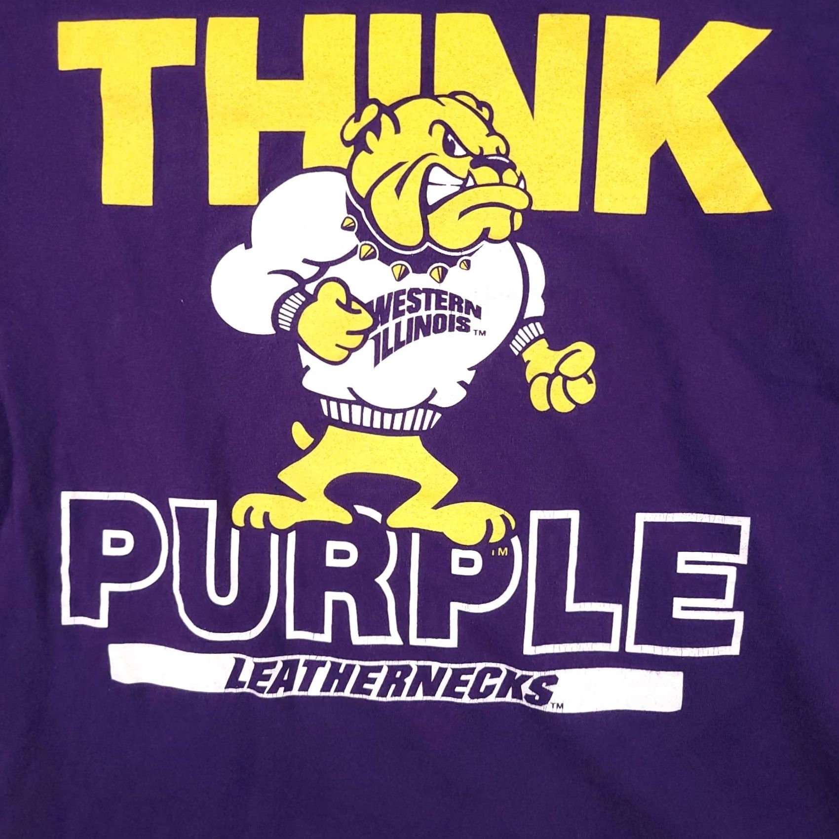 Jansport VINTAGE Western Illinois University Mom WIU Jansport NCAA Tee T-Shirt Women's Medium Size M / US 6-8 / IT 42-44 - 4 Thumbnail