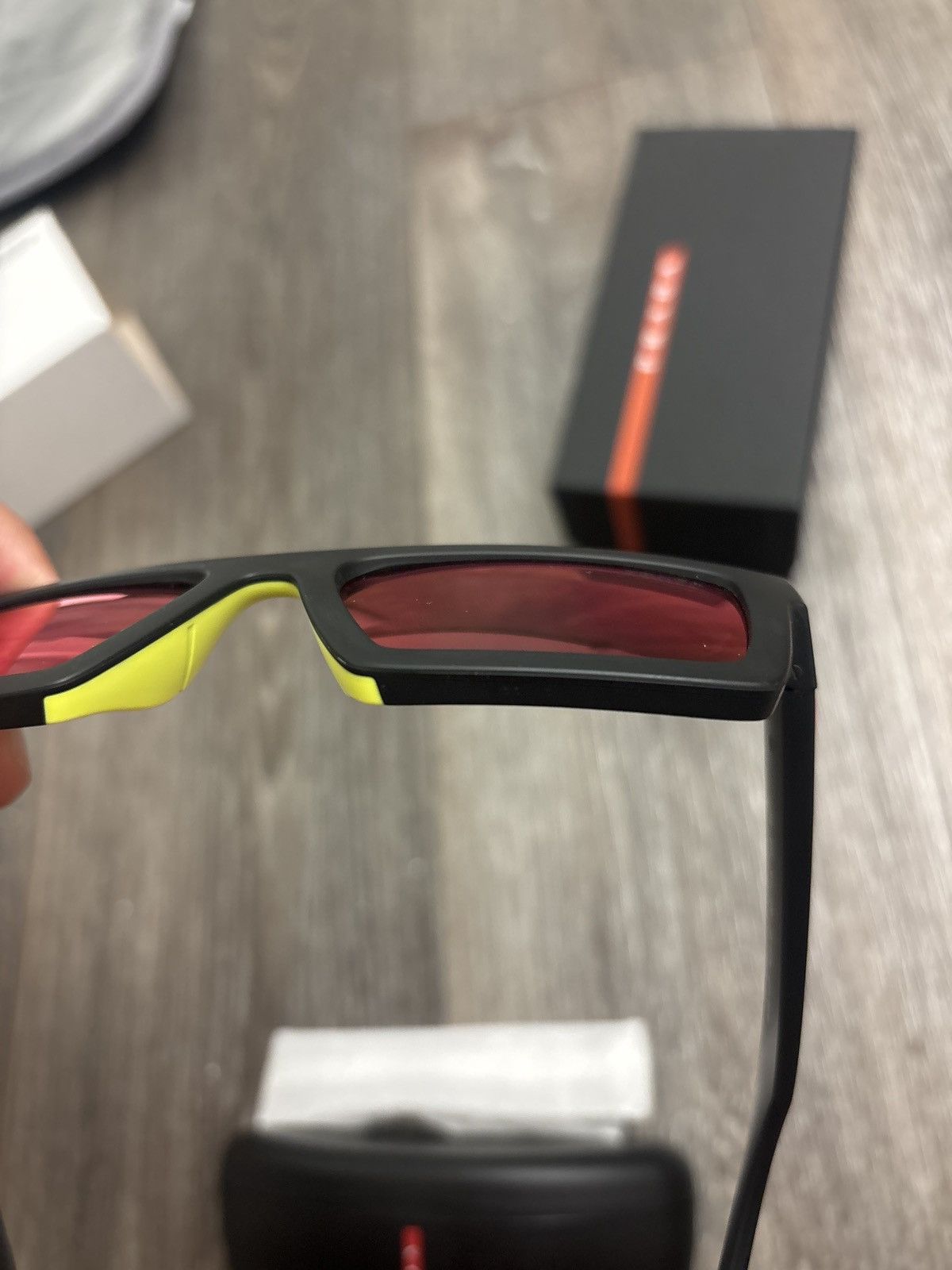 Prada Prada Linea Rossa “Tuning” glasses Size ONE SIZE - 7 Thumbnail
