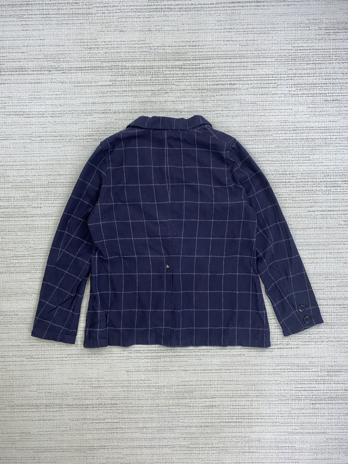 Issey Miyake × Ne-Net × Vintage Vintage Ne-Net By Issey Miyake Checked Blazer Jacket Size S / US 4 / IT 40 - 2 Thumbnail