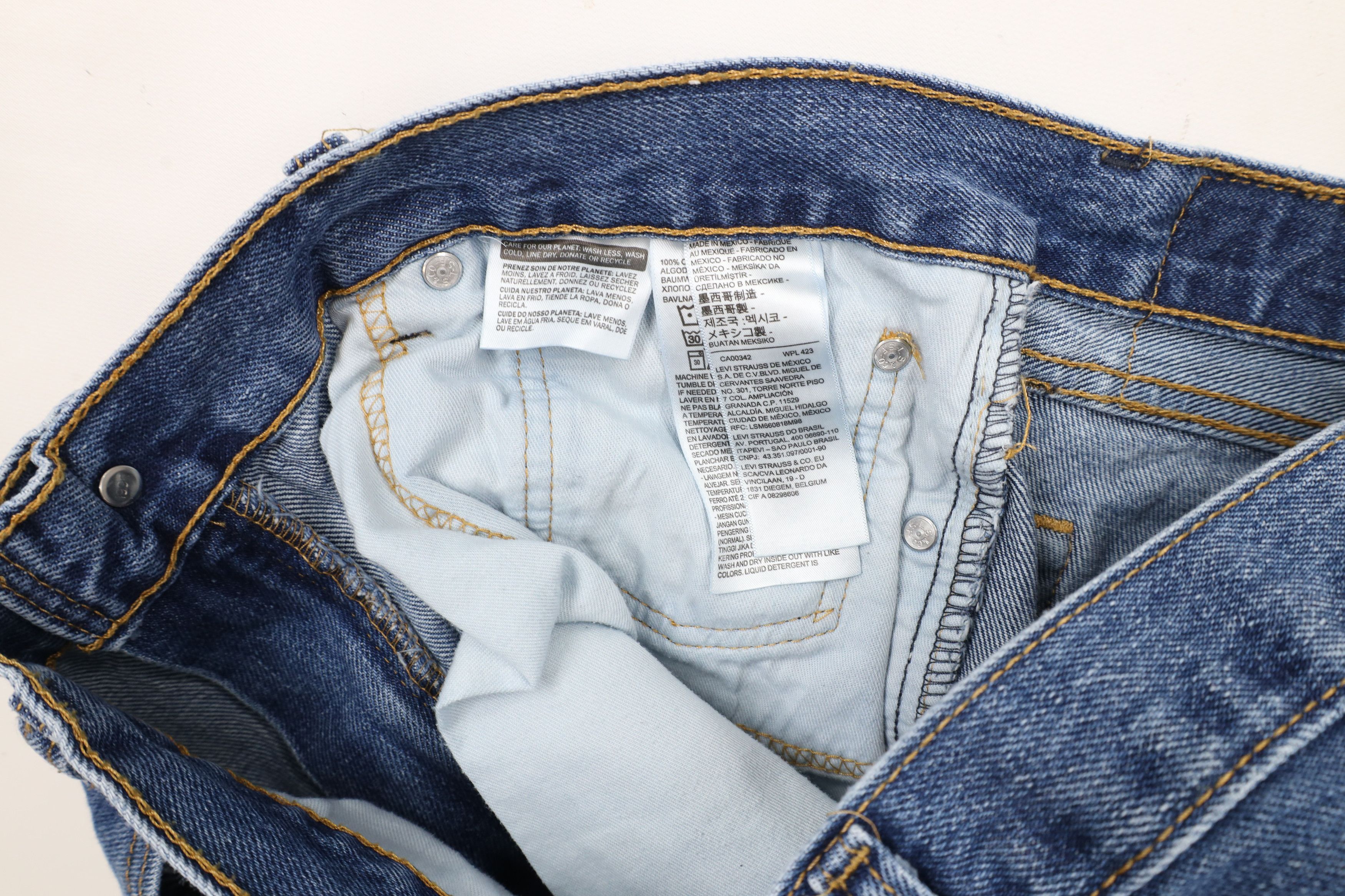 Levi's × Vintage Vintage Y2K Levis 505 Fit Straight Leg Denim Jeans Blue Size US 38 / EU 54 - 8 Thumbnail