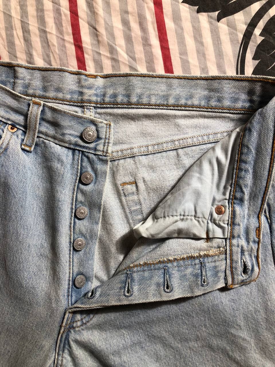 Levi's Vintage 90s Levi’s 501 Boot Cut Made in USA Size US 32 / EU 48 - 7 Thumbnail