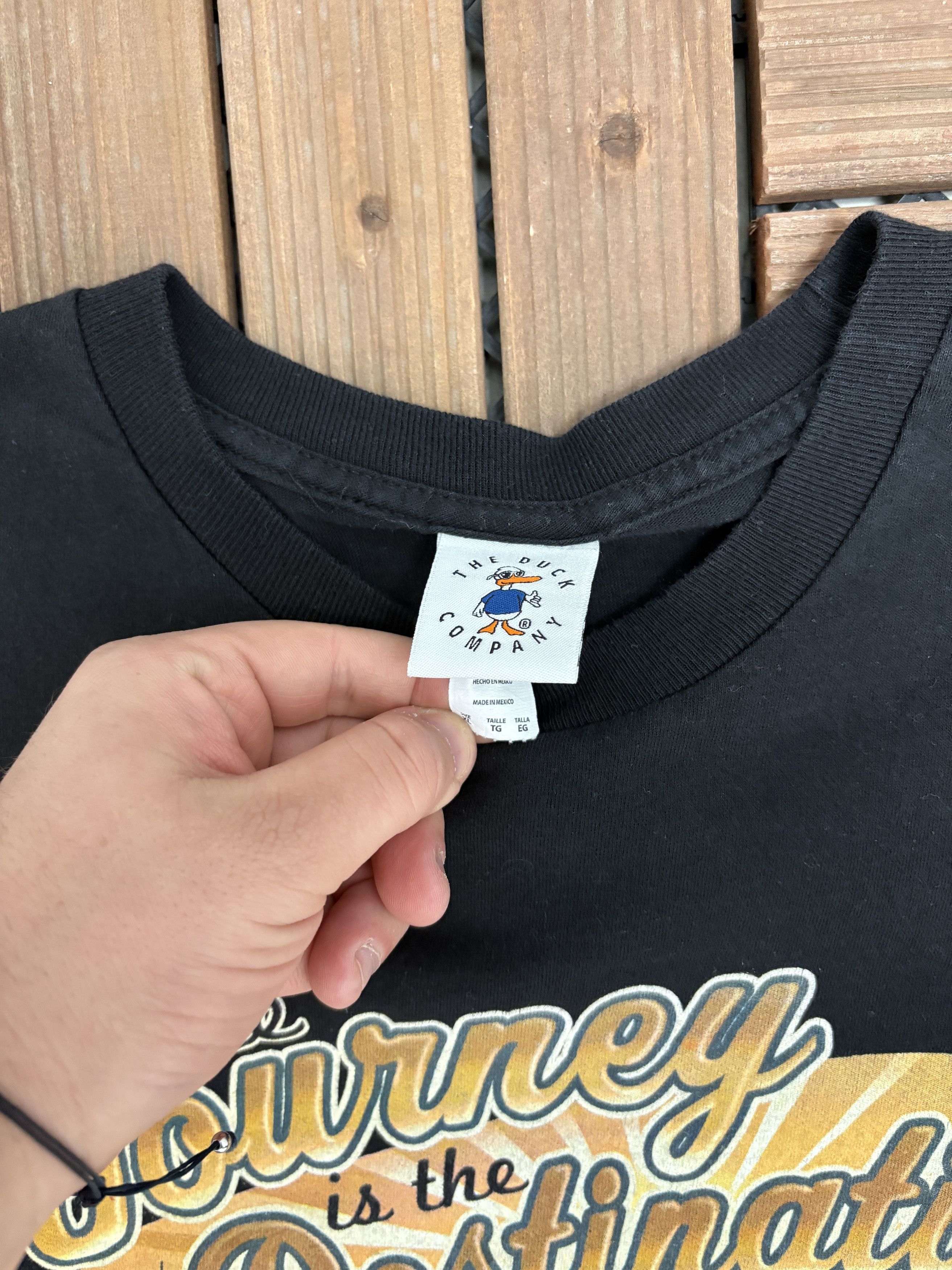 Vintage The Journey Is The Destination Spokane Vintage T-Shirt Tee Size US XL / EU 56 / 4 - 5 Thumbnail