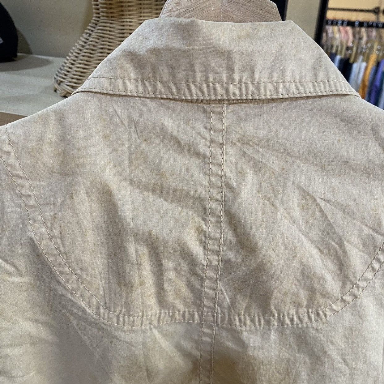 Hai Sporting Gear Vintage Hai Sporting Gear Issey Miyake Beige Worker Jacket Size US M / EU 48-50 / 2 - 10 Thumbnail