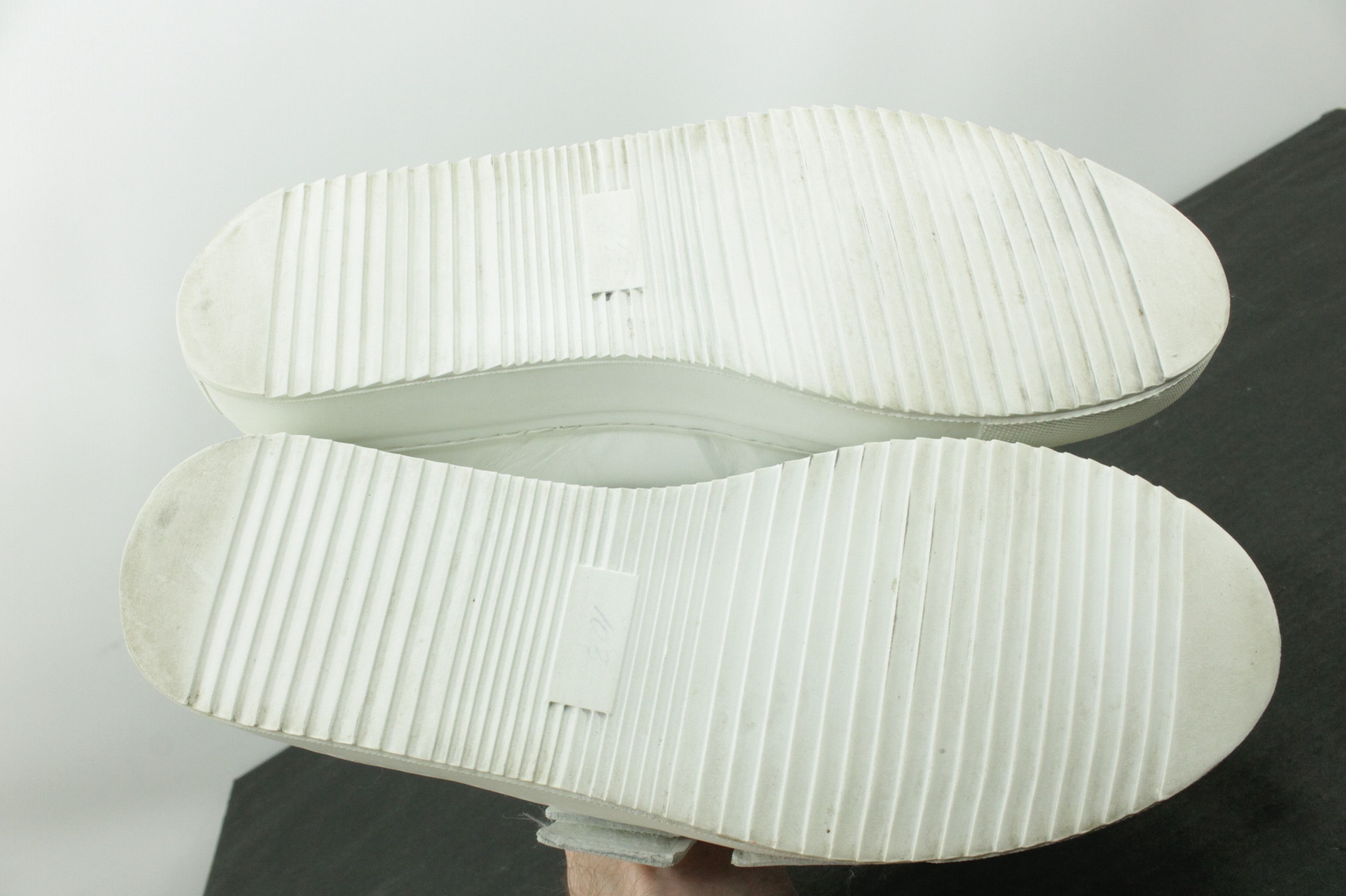 Cos COS Wrap-Over Leather Sneakers White Men's Size US 10 / EU 43 - 9 Thumbnail