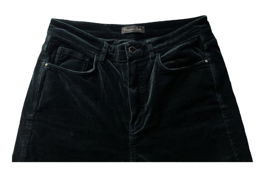 Massimo Dutti Vintage straight leg slim velvet pants Size 30" / US 8 / IT 44 - 1 Thumbnail